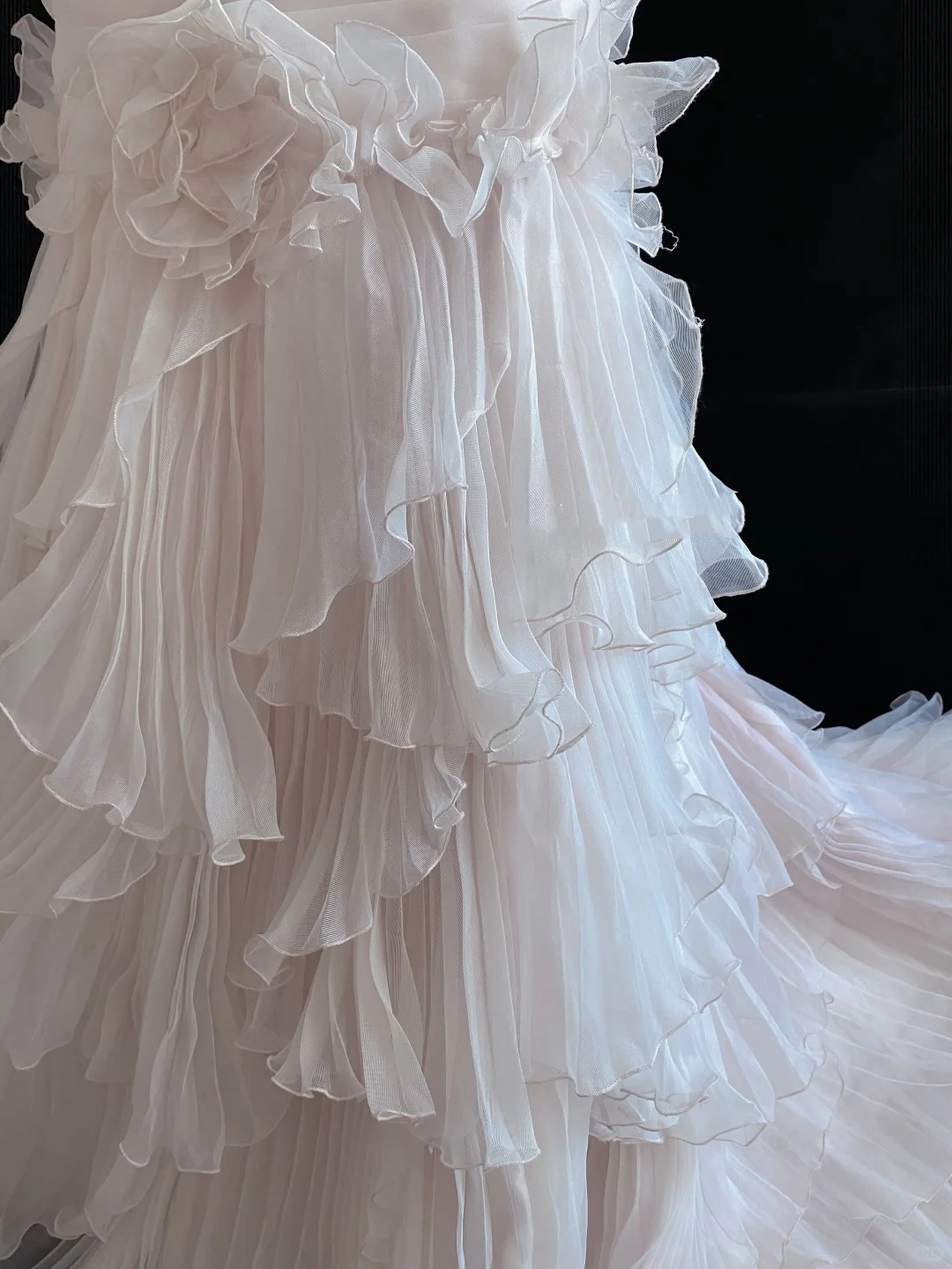 Blush Pink One-Shoulder Long Romantic Gown, Fitted Waist & Bodycon Slim Fit, Sexy Style, Wedding Dress & Bridal Gown gh8136