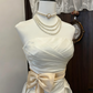 girlhomeshops - Robe de soirée en satin gh6122