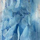 Robe de soirée sirène longue et élégante, bleu, brillante, élégante, en tulle perlé coloré, robe de bal, robe de soirée, robe de bal, légende de la mer bleue gh3850