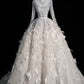 Weiße, silberne Pailletten, luxuriös, funkelnd, wunderschön, elegant, wunderschön, exquisite Perlen, lange Pailletten, bodenlange Ärmel, Ballkleid, Abendkleid, Hochzeitskleid, Saudi-Arabien, Kleid gh4111