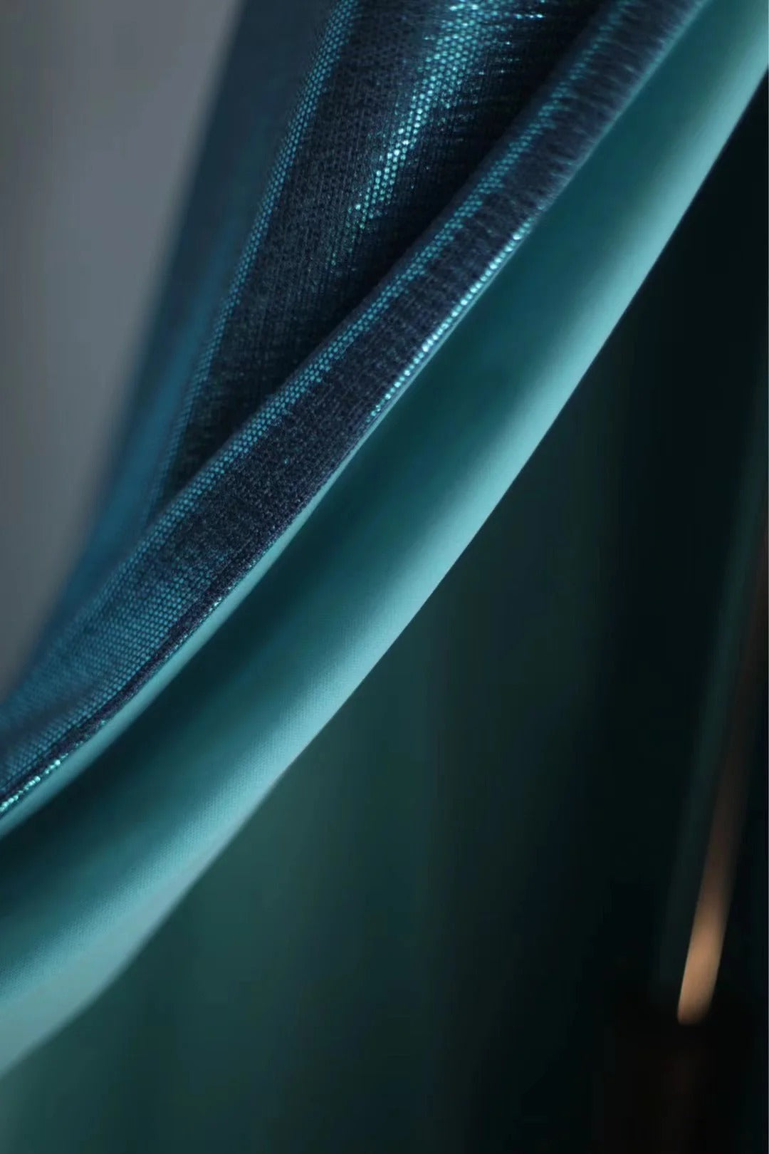 Blaues elegantes Satin-Lang-Meerjungfrauen-Schlankschnitt-Bodenlanges Ballkleid-Abendkleid-Abschlussballkleid gh4201