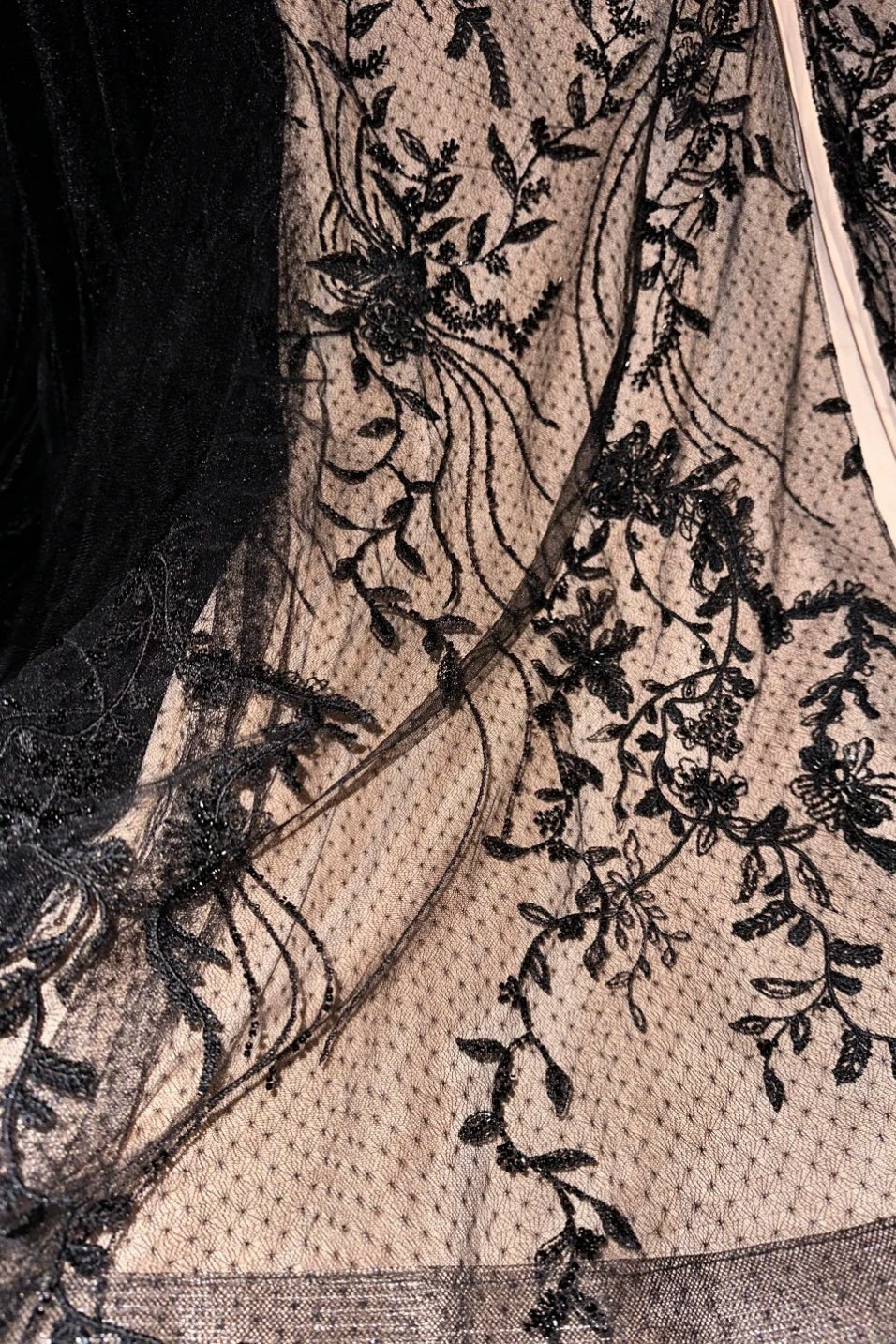 Fashionable, unique, exquisite lace long evening gown gh6816