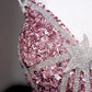 Girlhomeshops -Pink shiny gorgeous long sequin prom dress evening dress party dress gh5118