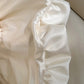 Moonlight Weißes kurzes Satin-Heimkehrkleid Partykleid gh4763