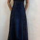 Robe de soirée longue en tulle, élégante et tendance, à bretelles spaghetti, style bal de promo, marron, gh3590