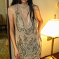 Light Brown Halter Cowl Neck Vintage Elegant Prom Gown, Evening Party Dress gh8371