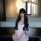 Women Sweet Light Pink Strapless Homecoming Dress Rhinestone Trim Satin Bodycon Organza Ruffle Short Party Dress gh9428