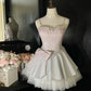 Pink Homecoming Dress Barbie Doll Dress Shiny Cute Short Satin Tulle Prom Dress Evening Dress Birthday Dress gh4546