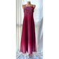 Girlhomeshops--Red exquisite floral beaded fashion long tulle prom dress graduation dress gh5521