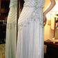 Light Grey Blue Spaghetti Strap Vintage Beaded Long Elegant Prom Gown, Evening Party Dress gh8369