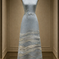 ✨Girlhomeshops-Light Blue Sleeveless Qipao with 3D Flower and Wave Beaded Tulle gh10511