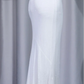 ✨Girlhomeshops-Strapless White Glitter Mermaid Formal Party Gown gh9996