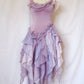 Purple Fairy Floral Elegant Cute Short/Mid-Length Chiffon Prom Dress Homecoming Dress Party Dress Birthday Dress gh4168