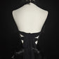 girlhomeshops – Schwarzes, meerjungfraueninspiriertes Blumenkleid, einzigartig elegantes, langes, dunkles Meerjungfrauen-Tüllballkleid/Abendkleid. gh6138