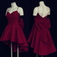 girlhomeshops--Stylish And Simple Short Satin Homecoming Dress gh5632