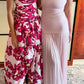 girlhomeshops-Pink Tube Top Fashionable And Comfortable Dress Long Basic Dress gh5858