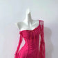 Pink Homecoming Dress Short Lace Prom Dress Evening Dress Party Dress gh4480