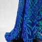 Girlhomeshops-Blue shiny fashion sequins long prom dress birthday party dress gh5420