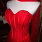girlhomeshops-Red, Passionate, Exquisitely Beaded Long Formal Ball Gown gh6302
