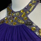 Lila Vintage-Mode Elegant Exquisite Edelstein Strass Perlen Lange Bodenlangen Tüll Ballkleid Abendkleid Partykleid Ballkleid gh3863