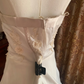 Ivory Strapless Waist-Cinched Voluminous Skirt Prom Gown, Birthday Dress, Bridal Wedding Gown gh7268