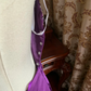Purple Spaghetti Strap Waist-Cinched Sexy Long Prom Gown, Evening Formal Dress gh7238