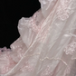 Blush Pink Strapless Long Vintage Elegant Romantic Gown With Lace & Cinched Waist, Wedding Dress & Bridal Gown gh8137