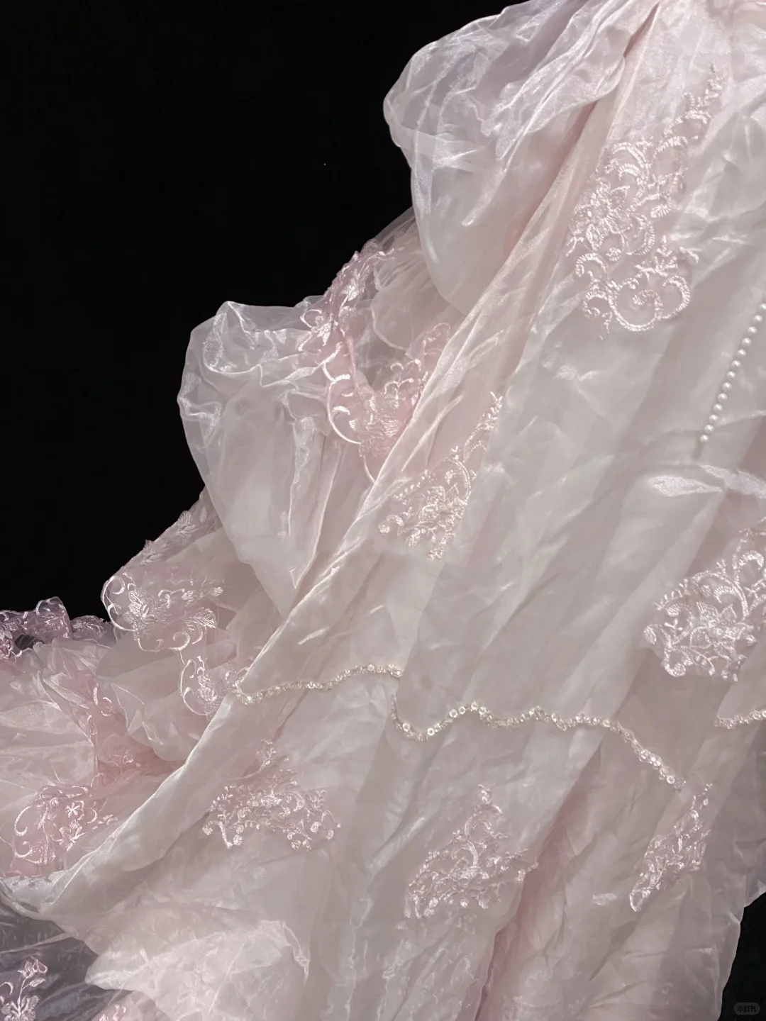 Blush Pink Strapless Long Vintage Elegant Romantic Gown With Lace & Cinched Waist, Wedding Dress & Bridal Gown gh8137