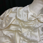 Light Apricot Satin Strapless Romantic Gown, Cinched Waist, Voluminous Princess Skirt, Wedding Dress & Bridal Gown gh8222