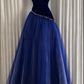 Sleeveless Burgundy Velvet & Tulle Gown | Luxury Elegant Pearl Trim Train Dress for Gala Ball gh6471