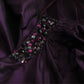 Purple Beaded Vintage Homecoming Dress Short Satin Prom Dress Evening Dress Graduation Dress gh4496