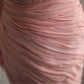 Rosa elegantes einzigartiges langes Tüll-Schrägschnitt-unregelmäßiges Plissee-Fischschwanz-Ballkleid-Dinnerparty-Abendkleid-Hochzeits-Erwachsenenzeremonie-Geburtstagsparty gh4079