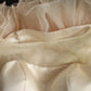 Champagne Delicate Pearl Beads Fashion Short Tulle Satin Princess Dress Wedding Dress Homecoming Dress Birthday Party Dress Cocktail Party Dress Evening Dress Prom Dress Evening Dress gh3969