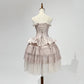 Girlhomeshops-Pink Sweet Formal Princess Satin Short Homecoming Dress Birthday Party Dress gh5348
