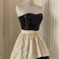 ✨Robe de princesse blanche rétro brillante et élégante à paillettes, robe de soirée d'anniversaire ~ 🖤 gh4268