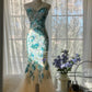 Blaues, wunderschönes, glänzendes, exquisites, perlenbesetztes, langes Chiffon-Tüll-Pailletten-Ballkleid, Abendkleid, Partykleid, Geburtstagskleid, Verabredungskleid, gh4162