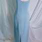 Vintage Elegant Light Blue Spaghetti Strap Long Prom & Evening Party Dress, Fitted Waist Slim Silhouette gh8547