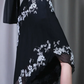 ✨Girlhomeshops-Spaghetti Strap Floral Embroidery Dress, Black Tulle Slit Midi Evening Gown gh9938