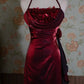 Robe de soirée longue dos nu à fleurs délicates et brillantes, jaune/vert/bordeaux, robe de fête d'anniversaire gh3385