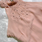 Elegant Vintage Light Pink Halter Fitted Waist Slim Prom & Evening Party Dress gh8520