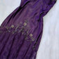 Lila Wunderschöne Exquisite Applikation Perlen Spaghettiträger Lange Spitze Ballkleid Abendkleid gh3174