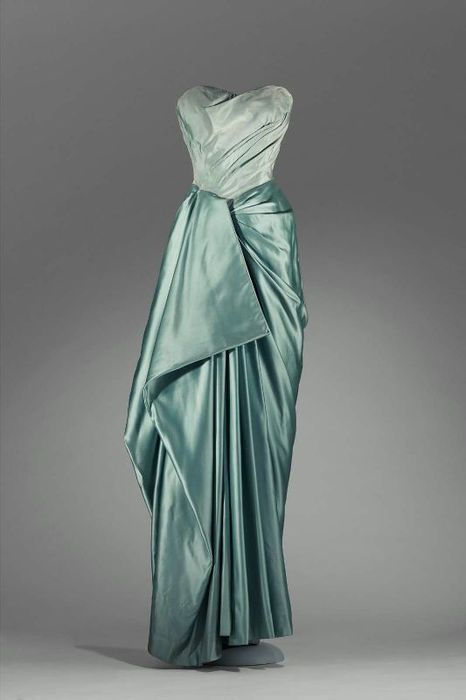 Girlhomeshops-Green satin fashionable and elegant long prom dress evening dress gh5318