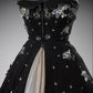 girlhomeshops--Black exquisite beaded short/mid-length tulle A-line birthday dress homecoming dress gh5575