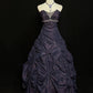 girlhomeshops - Robe de bal longue en satin « Nuit étoilée violette » gh6294
