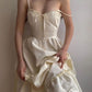 Ivory White Vintage Elegant Spaghetti Strap Long Chiffon Ball Gown Evening Dress Bridesmaid Dresses gh4105