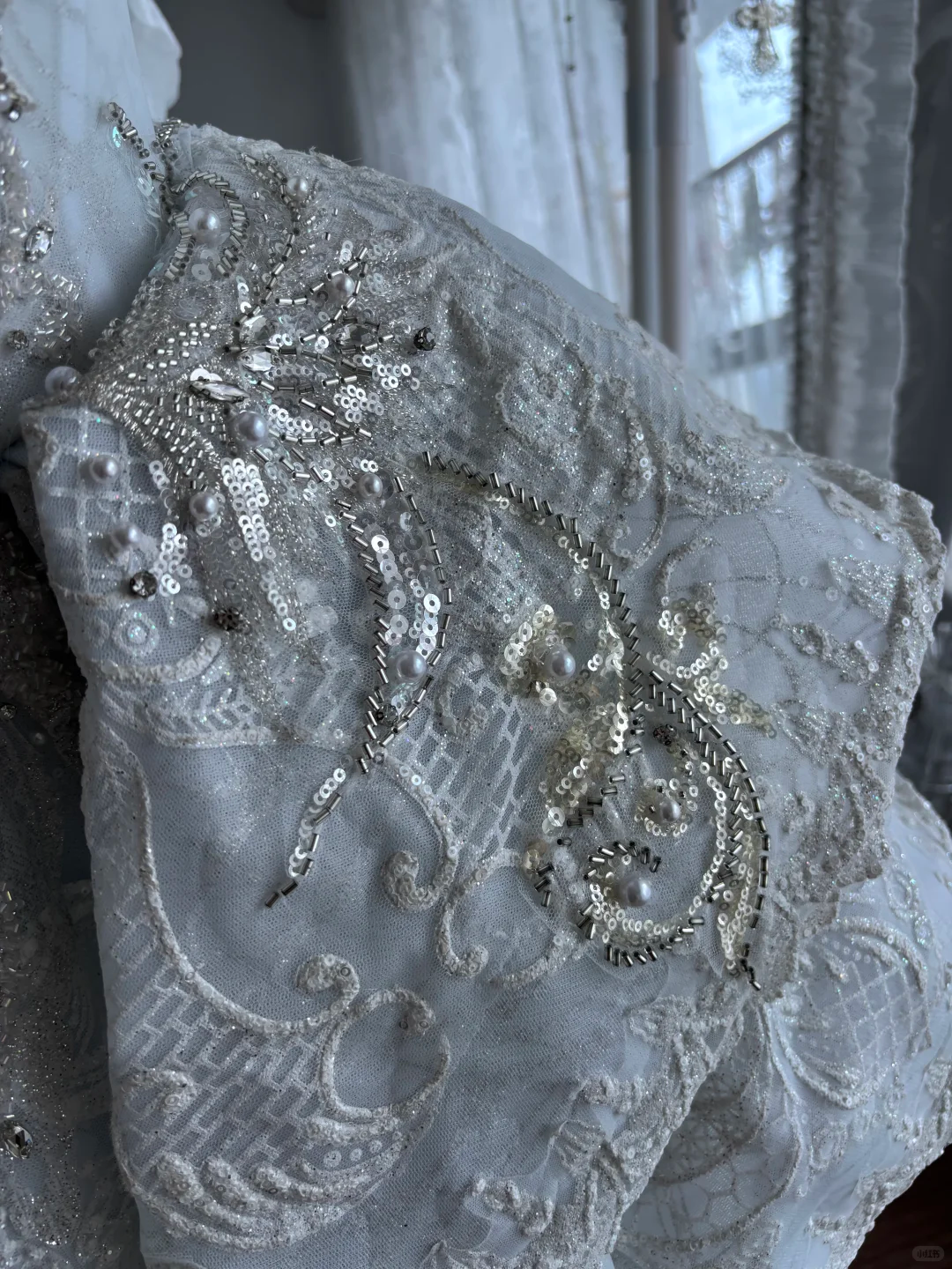 High-End Gray Strapless Beaded Fitted Waist Prom Gown, Evening Gown & Bridal Wedding Gown gh7350