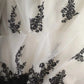 Black Swan Lace Floral Long Tulle Princess Ball Gown Evening Gown Wedding Dress gh4324