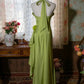Robe de soirée longue dos nu à fleurs délicates et brillantes, jaune/vert/bordeaux, robe de fête d'anniversaire gh3385
