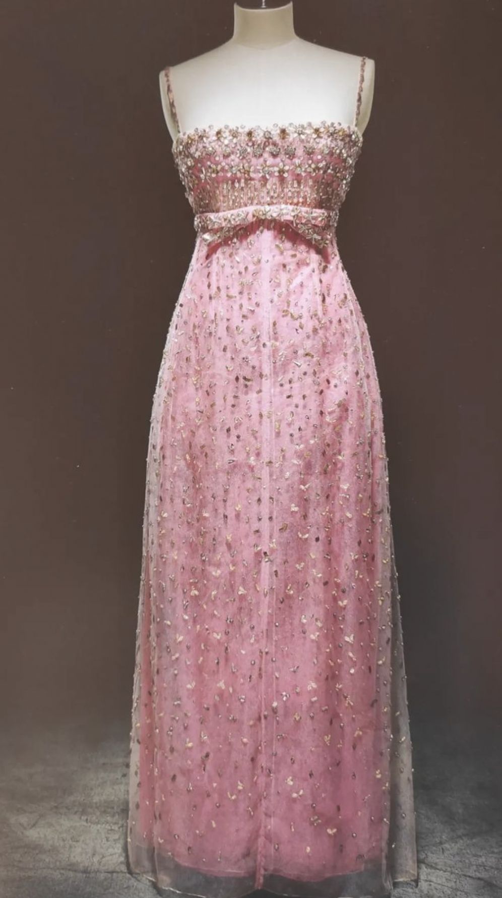 GIRLHOMESHOPS--PINK GORGEOUS SHINY EXQUISITE BEADED LONG TULLE FORMAL CLASSY PROM DRESS gh5546