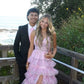 Rosa Süße Stilvolle Elegante Lange Tüll Mehrlagiges Ballkleid Abendkleid Ballkleid Abschlusskleid gh3794
